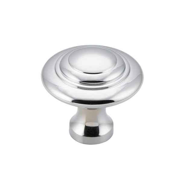 Cupboard Knob Domed Chrome Plated D38xP35mm