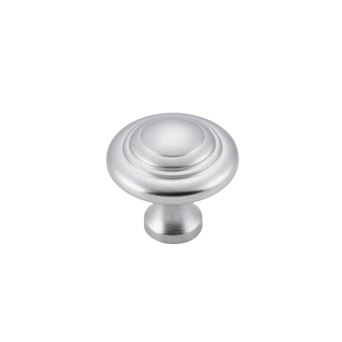 Cupboard Knob Domed Satin Chrome D25xP24mm