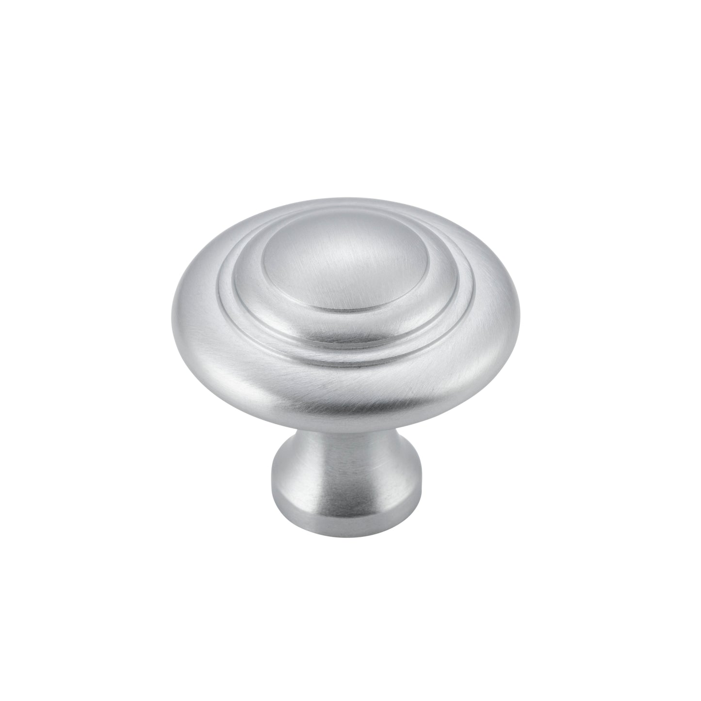 Cupboard Knob Domed Satin Chrome D32xP29mm