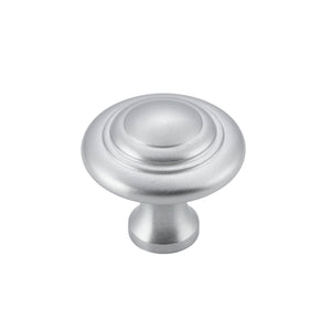 Cupboard Knob Domed Satin Chrome D32xP29mm