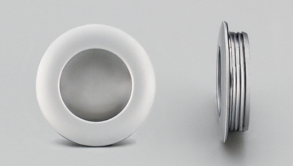 Kethy Sliding Door Round Finger Pull Satin Chrome