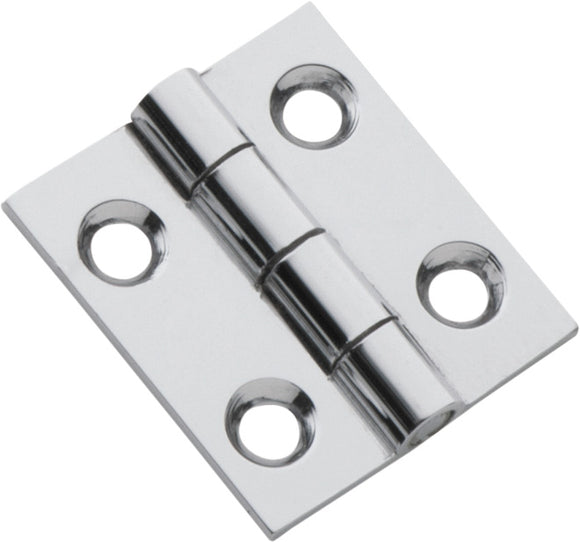 Cabinet Hinge Fixed Pin Chrome Plated H25xW22mm
