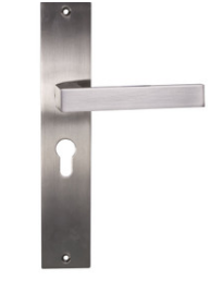 Sylvan Savona Euro Key on Long Plate Key Spacing 48mm & 85mm Satin Nickel