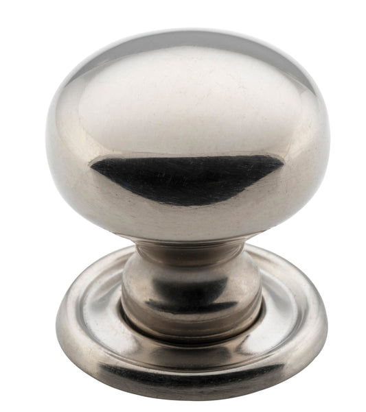 Cupboard Knob Classic Polished Nickel D25xP28mm
