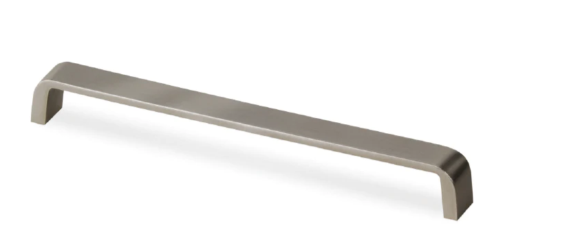 ELITE MILAN SQUARE PULL HANDLE BRUSHED NICKEL HOLE CENTRE AVAILABLE IN 3 SIZES : 128MM ,192MM ,256MM