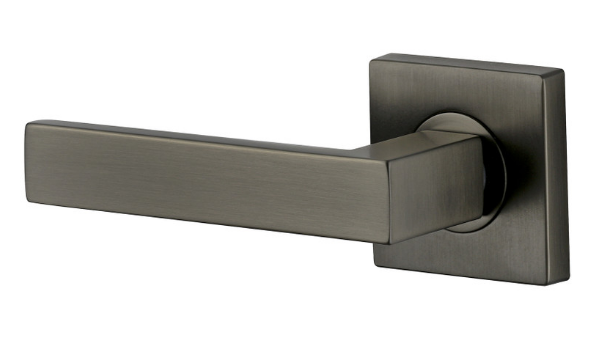 Sylvan Savona Passage Lever Handle set - Latch Included Satin Nickel & Graphite finish
