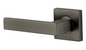 Sylvan Savona Passage Lever Handle set - Latch Included Satin Nickel & Graphite finish