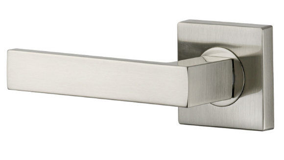 Sylvan Savona Passage Lever Handle set - Latch Included Satin Nickel & Graphite finish