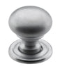 Cupboard Knob Classic Satin Chrome D19xP20mm