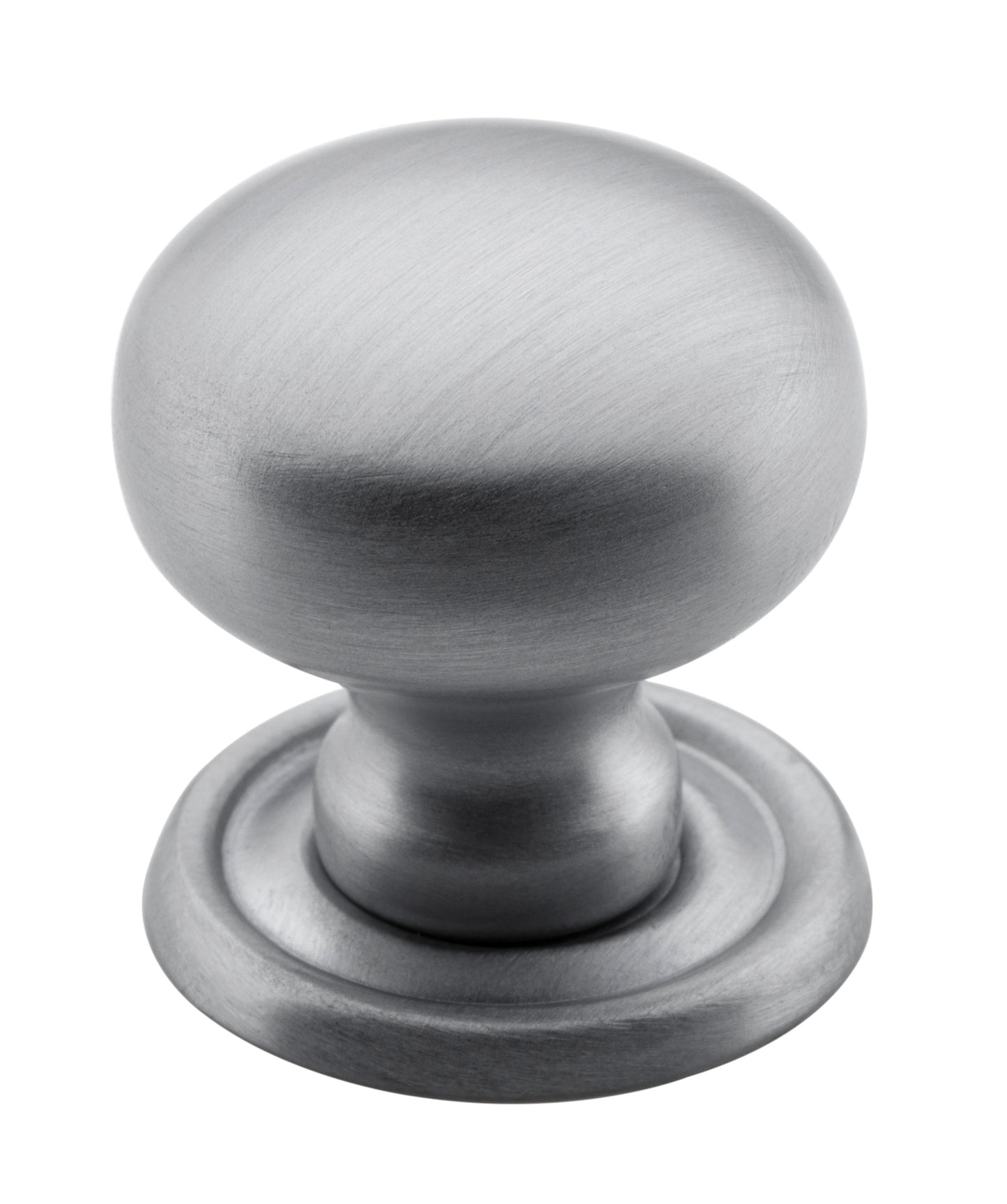 Cupboard Knob Classic Satin Chrome D25xP28mm