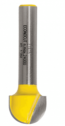 ECONOCUT CORE BOX BIT - ROUTER BIT 12.7mm & 19.0mm