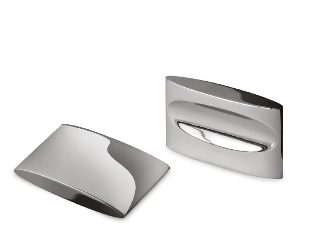 ELITE MARINA OVAL PULL KNOB HOLE CENTRE 32MM POLISHED CHROME