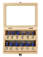 ECONOCUT GENERAL PURPOSE 1/4" ROUTER BIT SET - 12 pc