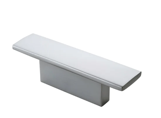 ELITE METRO RECTANGLE KNOB HOLE CENTRE 32MM ( LENGTH : 71MM x HEIGHT : 21MM x WIDTH : 18MM ) - CHROME PLATED ,BRUSHED NICKEL MATT & CHROME