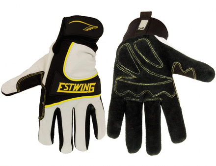 ECONOCUT SPLIT COWHIDE GLOVE - AVAILABLE IN 4 SIZES : LARGE, MEDIUM, EXTRA LARGE & XX LARGE