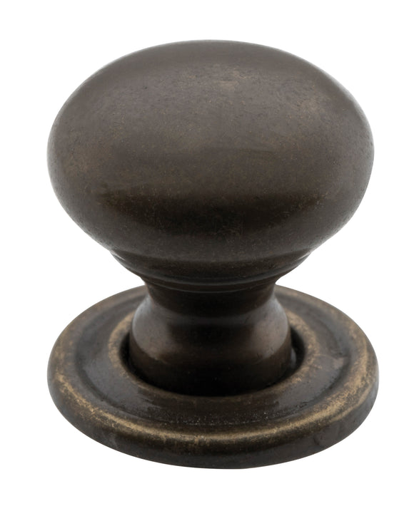 Cupboard Knob Classic Antique Brass D19xP20mm