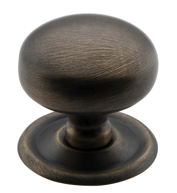 Cupboard Knob Classic Antique Brass D38xP36mm