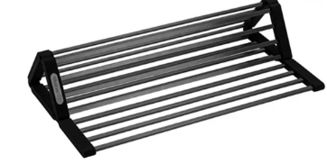 MERCER AURORA FOLDING MAT IN 5 COLOURS - STAINLESS STEEL, GUN METAL, BLACK. COPPER, BRASS.