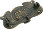 Cabinet Pull Handle Sheet Brass Nouveau Antique Brass H50xW95mm