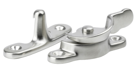 Drake & Wrigley 1018 Crescent Sash Fastener In 7 Colours : Chrome ,Florentine Bronze ,Oil Rubbed Bronze ,Brass Plate ,Satin Bronze ,Satin Chrome Plate ,Satin Nickle Plate