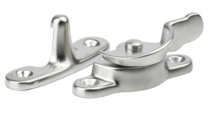 Drake & Wrigley 1018 Crescent Sash Fastener In 7 Colours : Chrome ,Florentine Bronze ,Oil Rubbed Bronze ,Brass Plate ,Satin Bronze ,Satin Chrome Plate ,Satin Nickle Plate