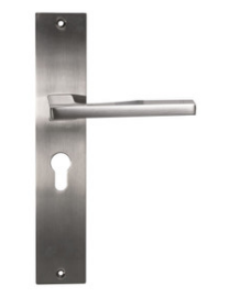 Sylvan Como Euro Key on Long Plate Key Spacing 48mm & 85mm Satin Nickel