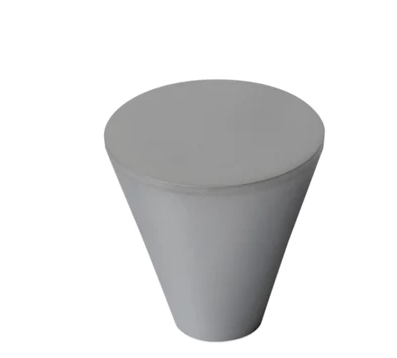 ELITE ALISA FLAT TOP KNOB 25MM - ( HEIGHT : 27mm x WIDTH : 25mm ) - BRUSHED NICKEL & MATT CHROME