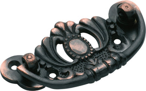 Cabinet Pull Handle Victorian Small Antique Copper H42xW83mm