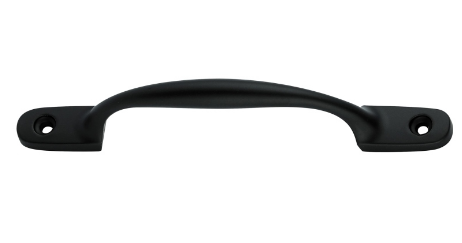 Jaeco Large Single Hole Drawer Pull Handles 130mm ctrs In 3 Colours : Black ,Chrome ,Satin Nickel