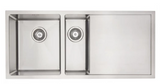 MERCER DV402R SALISBURY 1 & 1/4 DOUBLE BOWL WITH DRAINER ON THE RIGHT/LEFT