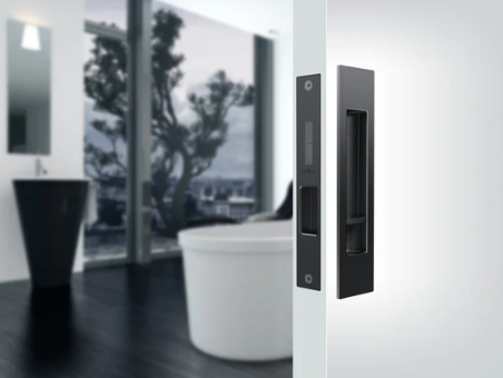 Mardeco 8004 M Series Flush Pull Privacy Set - Available In 7 Colours : Black ,Bronze ,Brushed Nickel ,Brushed Satin Chrome ,Polished Chrome ,Satin Brass ,Satin Chrome