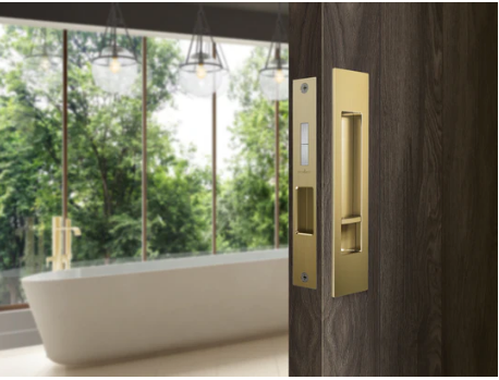 Mardeco 8004 M Series Flush Pull Privacy Set - Available In 7 Colours : Black ,Bronze ,Brushed Nickel ,Brushed Satin Chrome ,Polished Chrome ,Satin Brass ,Satin Chrome