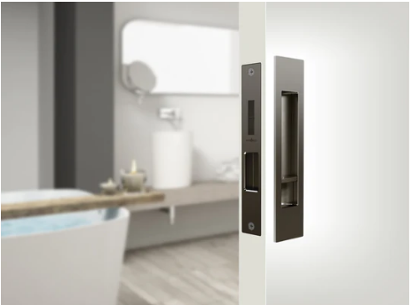 Mardeco 8004 M Series Flush Pull Privacy Set - Available In 7 Colours : Black ,Bronze ,Brushed Nickel ,Brushed Satin Chrome ,Polished Chrome ,Satin Brass ,Satin Chrome