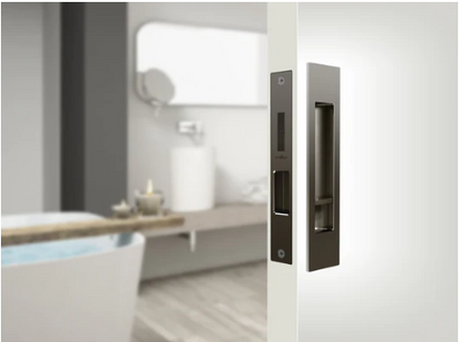 Mardeco 8004 M Series Flush Pull Privacy Set - Available In 7 Colours : Black ,Bronze ,Brushed Nickel ,Brushed Satin Chrome ,Polished Chrome ,Satin Brass ,Satin Chrome