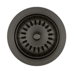 MERCER AURORA WASTE NO OVERFLOW  IN 4 COLOURS - GUN METAL, BLACK. COPPER, BRASS.