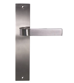 Sylvan Andora Passage Longplate Unpunched Handle Satin Nickel