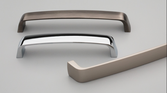 Kethy Cromer Handle 128mm C to C Available in 3 Colours : Black Olive ,Polished Chrome ,Stainless Effect