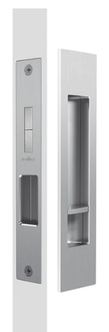 Mardeco 8004 M Series Flush Pull Privacy Set - Available In 7 Colours : Black ,Bronze ,Brushed Nickel ,Brushed Satin Chrome ,Polished Chrome ,Satin Brass ,Satin Chrome