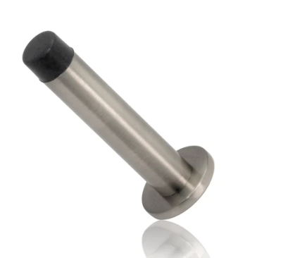 Mardeco 5036 Door Stop Diameter 16mm x 83mm Finish Available In 3 Colours  : Black ,Brushed Nickel & Satin Chrome