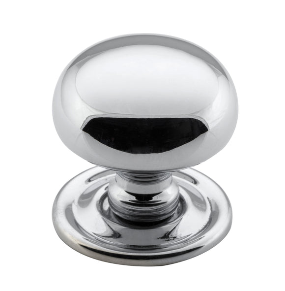 Cupboard Knob Classic Chrome Plated D32xP33mm