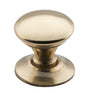 Cupboard Knob Sheet Brass Victorian Polished Brass D19xP21mm