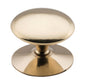 Cupboard Knob Sheet Brass Victorian Polished Brass D50xP37mm