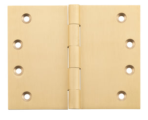 Hinge Broad Butt Satin Brass H100xW125xT4mm
