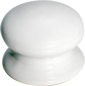 Cupboard Knob White Porcelain Round D50xP36mm