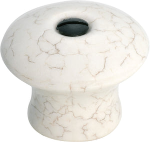 Cupboard Knob Crazed Ivory Porcelain D32xP32mm