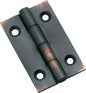 Cabinet Hinge Fixed Pin Antique Copper H38xW22mm