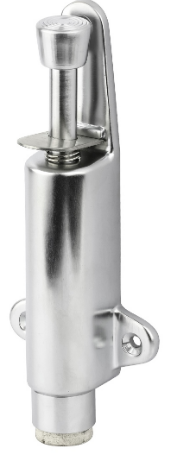 Drake & Wrigley 1560 Foot Operated Spring Door Holder In 5 Colours : Black ,Chrome ,Florentine Bronze ,Brass Plate ,Satin Chrome Plate