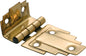 Cabinet Hinge Sheet Brass Deco Offset Polished Brass H32xW63mm