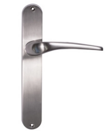 Sylvan Murano Passage Longplate Unpunched Handle Satin Nickel