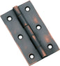 Cabinet Hinge Fixed Pin Antique Copper H63xW35mm
